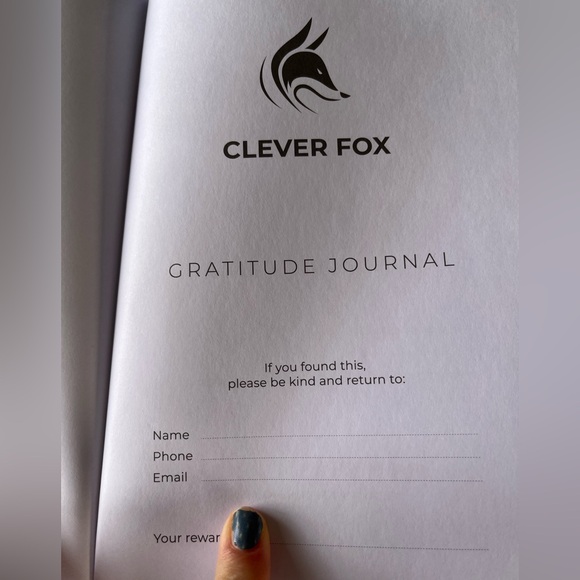 BRAND NEW~Teal Gratitude Journal with Stickers - Picture 3 of 4